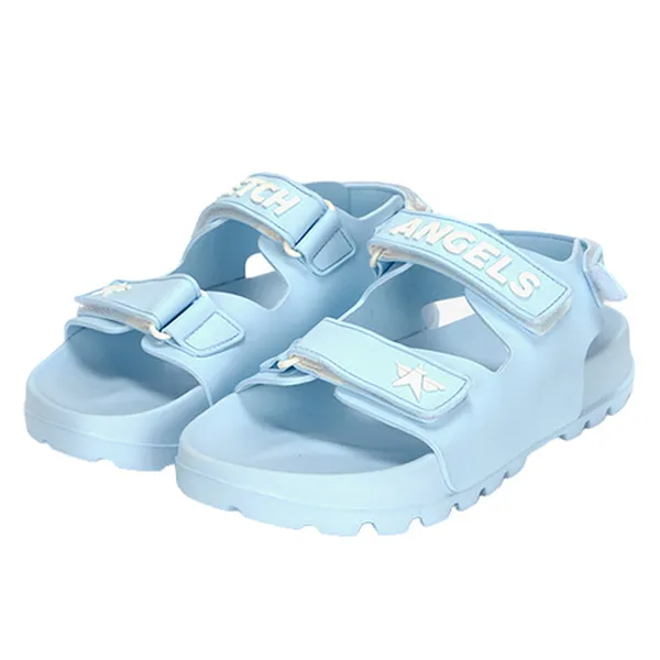 Dép Stretch Angels Rubber Velcro Sandals Blue A-22S-SWSH80023-BLL Màu Xanh Blue Size 230