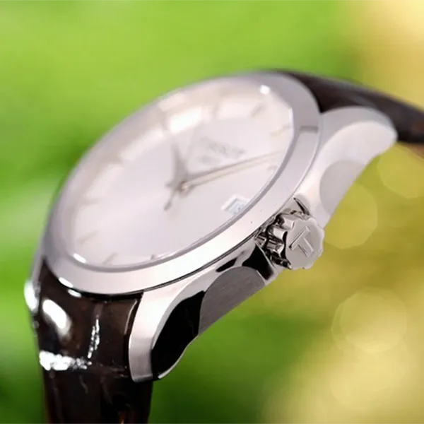 Đồng Hồ Nữ Tissot Couturier T035.210.16.031.03 - Sang Trọng Màu Nâu Bạc, Kích Thước 32mm, Chất Liệu Thép Không Gỉ và Kính Sapphire