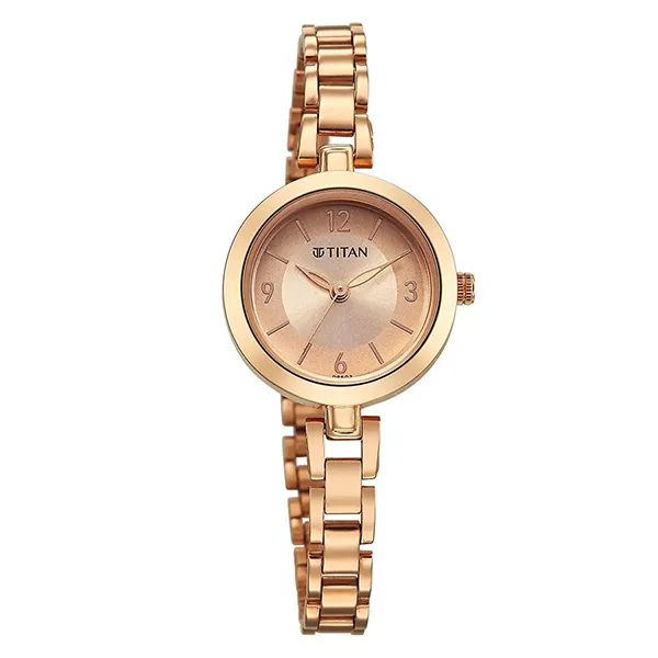 Đồng Hồ Nữ Titan Karishma Ladies Upgrades PH1 2598WM04 Màu Vàng Hồng