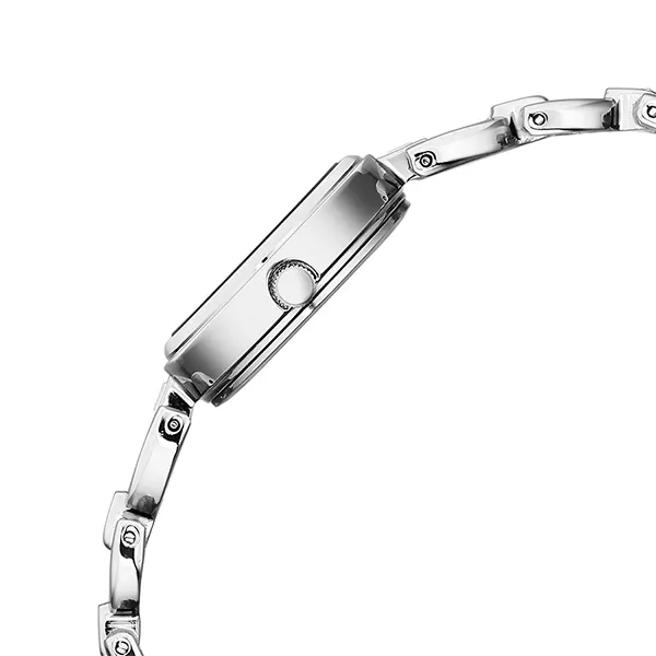 Đồng Hồ Nữ Titan Silver Dial Metal Strap Analog Watch For Women 2601SM01 Màu Bạc