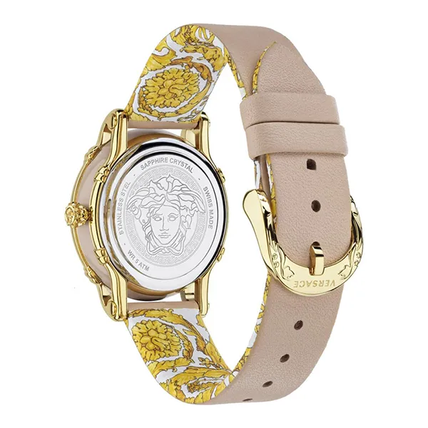 Đồng Hồ Nữ Versace Safety Pin Watch VEPN00120 Màu Be