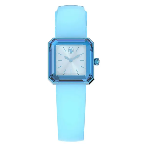 Đồng Hồ Nữ Swarovski Silicone Strap Blue 5624385 Màu Xanh Dương