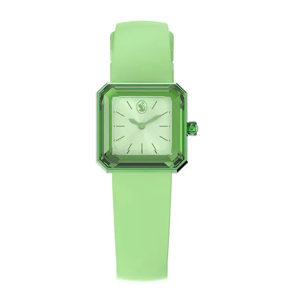 Đồng Hồ Swarovski Silicone Strap Watch 5624379 Màu Xanh Lá