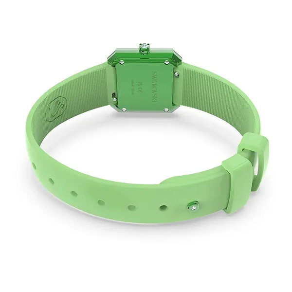 Đồng Hồ Swarovski Silicone Strap Watch 5624379 Màu Xanh Lá