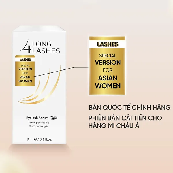 Dưỡng Mi Long4Lashes Lashes Special Version For Asian Women 3ml