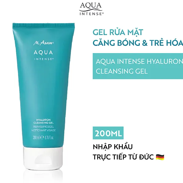 Gel Rửa Mặt M. Asam Aqua Intense Hyaluron Reinigungs Gel 200ml