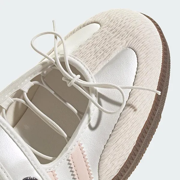 Giày Bệt Nữ Adidas Samba Jane Cloud White Pink JR4482 Màu Trắng Hồng Size 36.5
