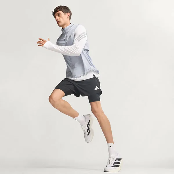 Giày Chạy Bộ Nam Adidas Adizero EVO SL JH6206 Màu Đen Trắng Size 6- UK