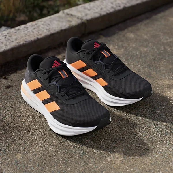 Giày Chạy Bộ Nam Adidas Galaxy 7 Running Shoes JP6594 Màu Đen Cam Size 6UK