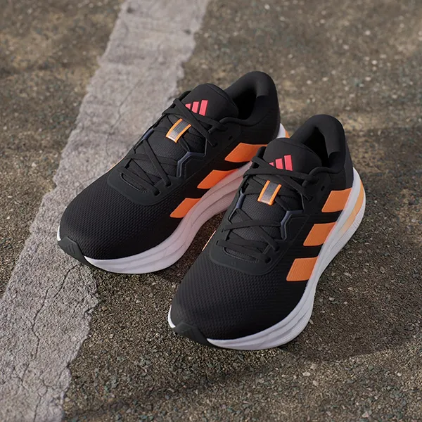 Giày Chạy Bộ Nam Adidas Galaxy 7 Running Shoes JP6594 Màu Đen Cam Size 6UK