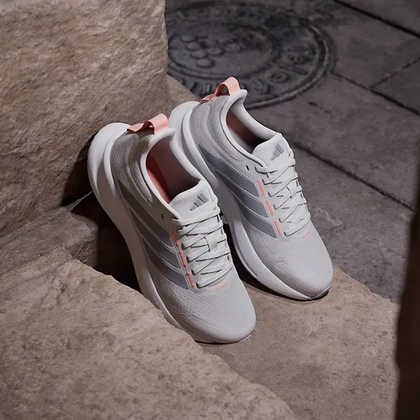 Giày Chạy Bộ Nữ Adidas Runfalcon 5 Running Shoes KI6137 Màu Trắng Bạc Size 4UK