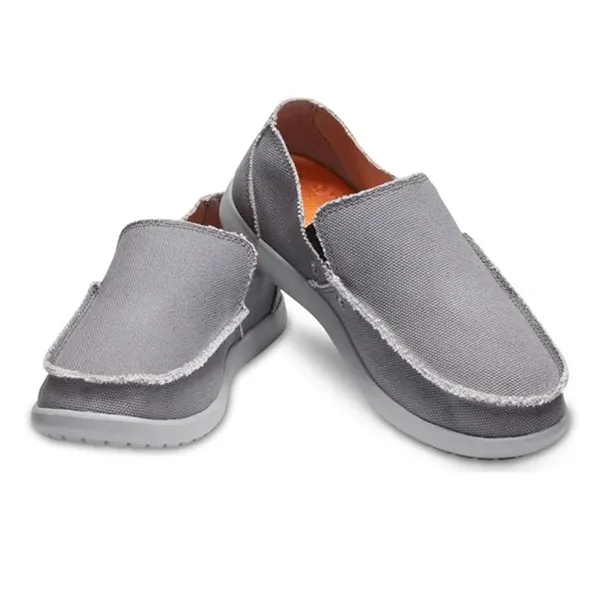 Giày Lười Nam Crocs Loafers Santa Cruz Màu Xám Size 42-43