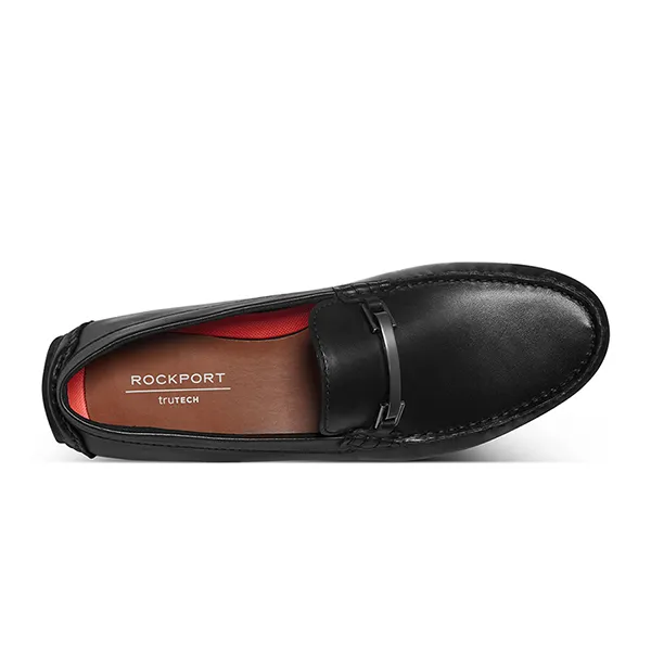 Giày Lười Nam Rockport Dirk Loafer Màu Đen Size 40