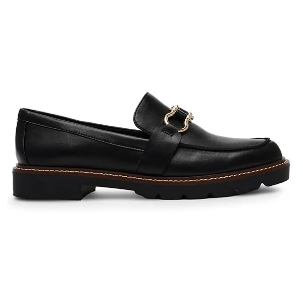 Giày Lười Nữ Anne Klein Ezra Bit Loafer Màu Đen Size 39-40