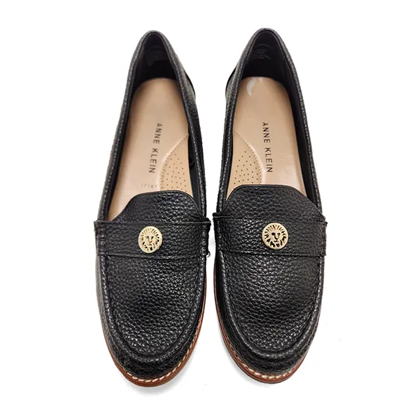 Giày Lười Nữ Anne Klein Women's Chunky Slip On Màu Đen Size 37