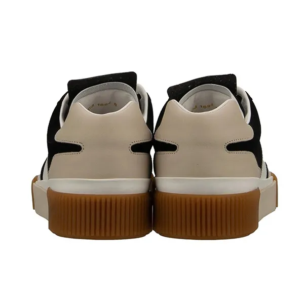 Giày Sneaker Nam Dolce & Gabbana D&G Logo Low Top Shoes Miami CS1694-AA333-8L759 Màu Đen Trắng Size 6