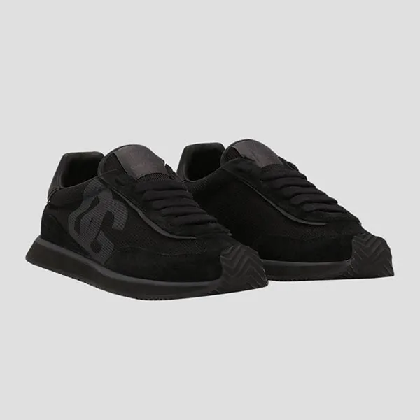 Giày Sneaker Nam Dolce & Gabbana DG Cushion Mixed-material All Black CS2288 A5355 8B956 Màu Đen Size 40