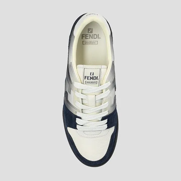 Giày Sneaker Nam Fendi White/Navy Blue 