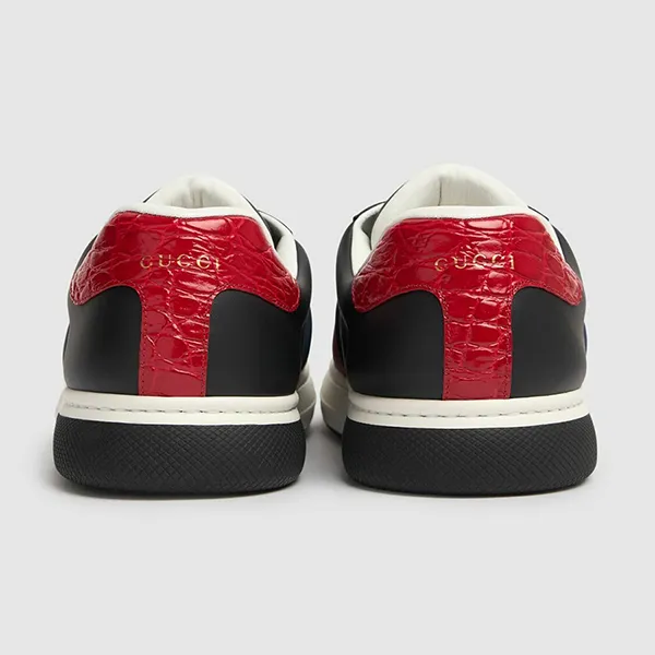 Giày Sneakers Nam Gucci Hyper Ace Leather 791394 Màu Đen Size 6