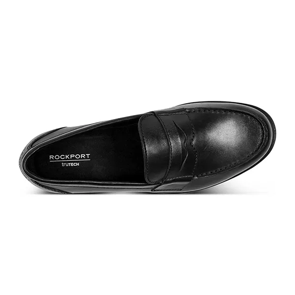 Giày Tây Nam Rockport Classic Penny Loafer 76433 Màu Đen Size 39
