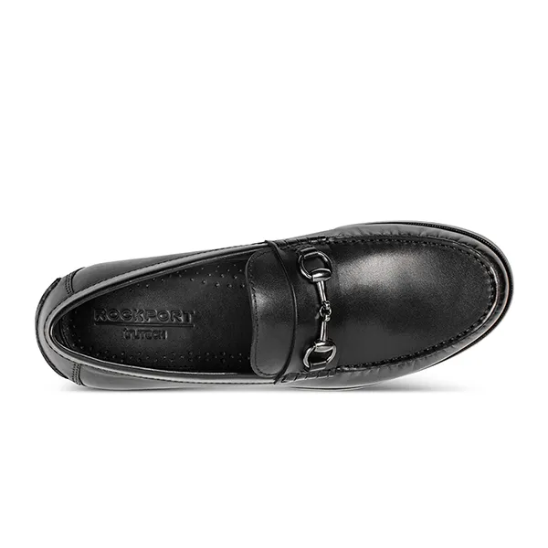 Giày Tây Nam Rockport Whit Classic Bit Loafers Màu Đen Size 40.5