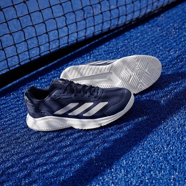 Giày Thể Thao Adidas Padel Courtquick KJ3633 Màu Xanh Navy Size 3- UK