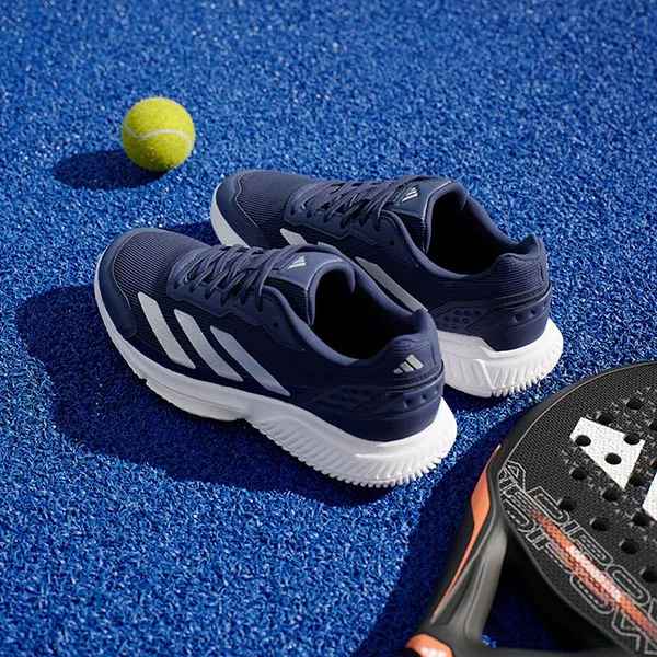 Giày Thể Thao Adidas Padel Courtquick KJ3633 Màu Xanh Navy Size 3- UK