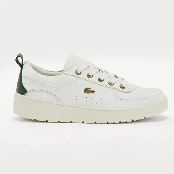 Giày Thể Thao Lacoste Umpire 125 Leather Sneakers OFF WHT/DK GRN 49CFA0002 Màu Trắng Size 10