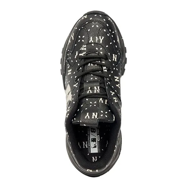 Giày Thể Thao MLB BigBall Chunky Saffiano Diamond Monogram New York Yankees Black 3ASHMS13N-50BKS Màu Đen Size 240