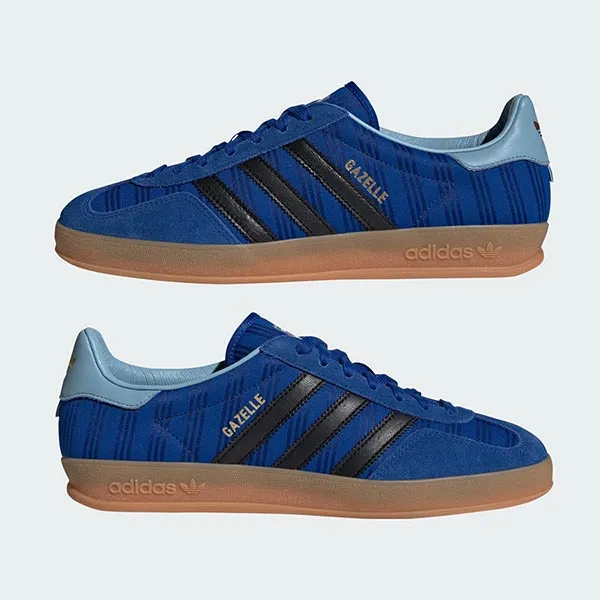 Giày Thể Thao Nam Adidas Gazelle Indoor IH9649 Màu Xanh Lam Size 7 UK