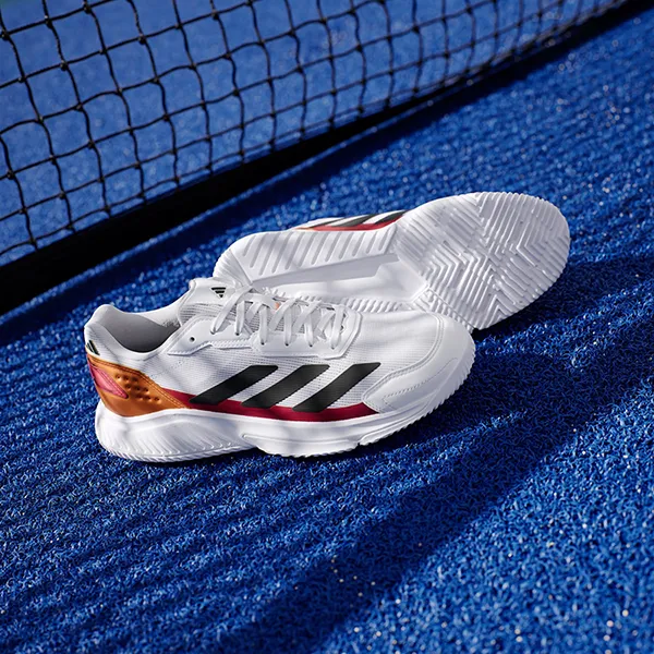 Giày Thể Thao Nam Adidas Padel Courtquick JR4648 Màu Trắng Size 6 UK
