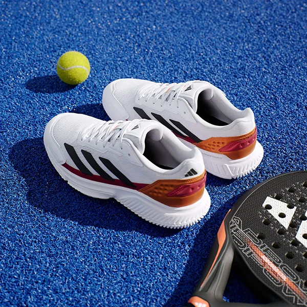 Giày Thể Thao Nam Adidas Padel Courtquick JR4648 Màu Trắng Size 6 UK