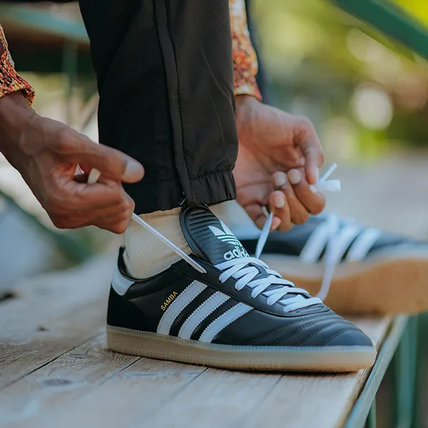 Giày Thể Thao Nam Adidas Samba JP Shoes JQ9056 Màu Đen Size 10 UK