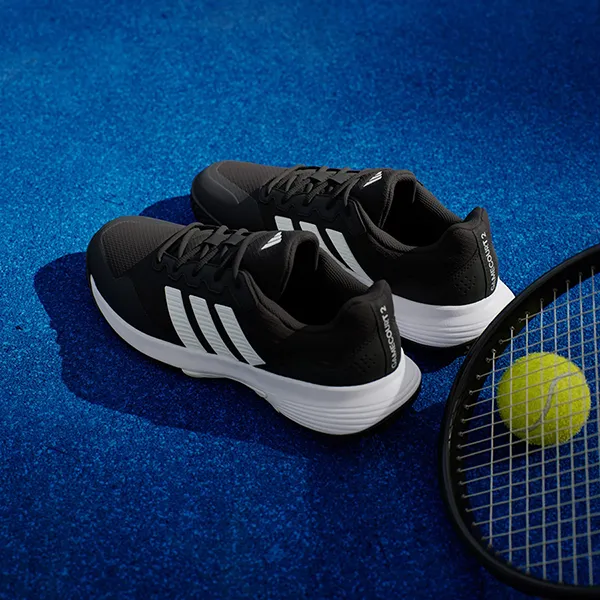 Giày Thể Thao Nam Adidas Tennis Gamecourt 2 KI0780 Màu Đen Size 6 UK