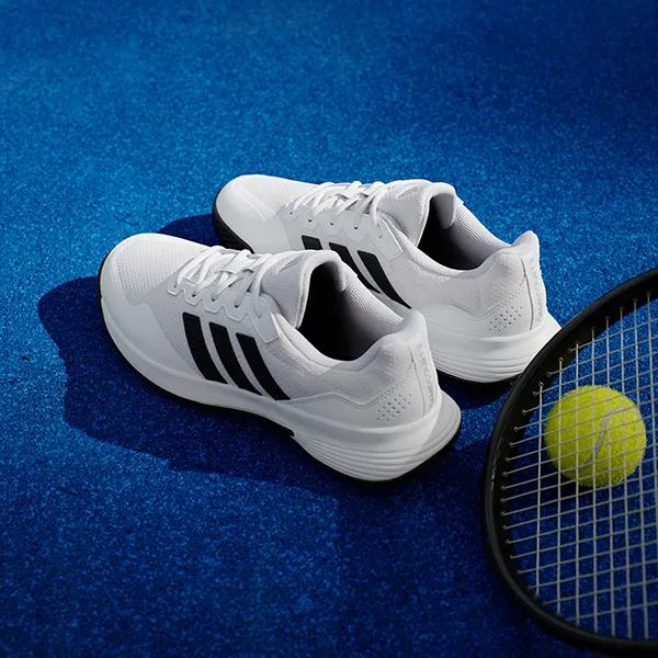 Giày Thể Thao Nam Adidas Tennis Gamecourt 2 KI0781 Màu Trắng Size 6- UK