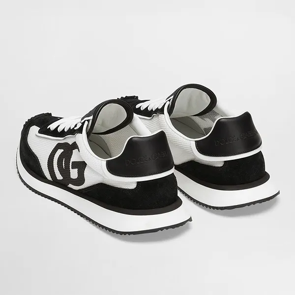 Giày Thể Thao Nam Dolce & Gabbana New Roma Sneakers CS2036 Màu Đen Size 40