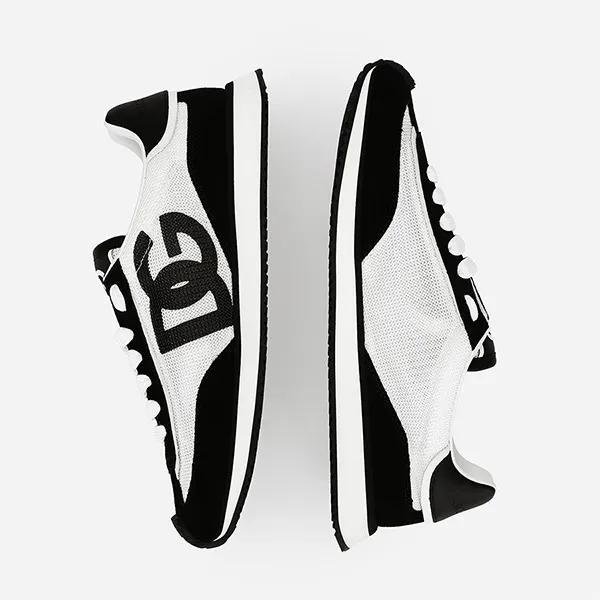 Giày Thể Thao Nam Dolce & Gabbana New Roma Sneakers CS2036 Màu Đen Size 40