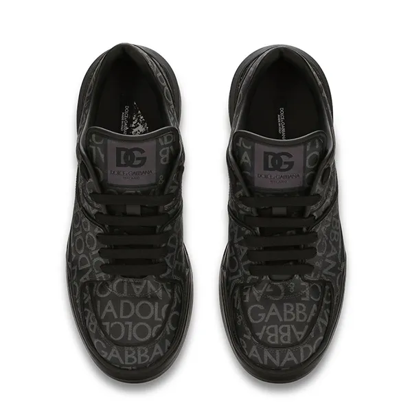 Giày Thể Thao Nam Dolce & Gabbana New Roma Sneakers CS2036 Màu Đen Size 40