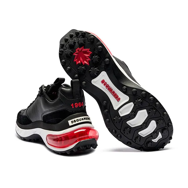 Giày Thể Thao Nam Dsquared2 Bumper Sneakers SNM0172 Màu Đen Size 42