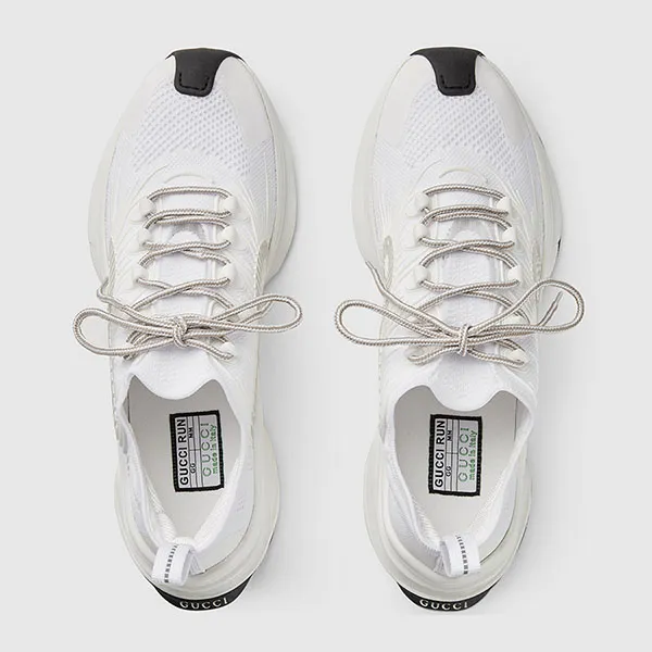 Giày Thể Thao Nam Gucci GG Run trainer Màu Trắng Size 7