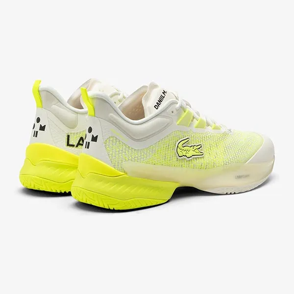 Giày Thể Thao Nam Lacoste AG-LT23 Ultra x Daniil Medvedev 50SMA0010 HT3 Màu Trắng Phối Vàng Size 41