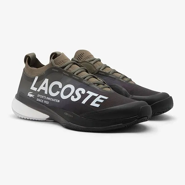 Giày Thể Thao Nam Lacoste Lite AG-Lt25 50SMA0011-5E5 Màu Xanh Rêu Size 42.5