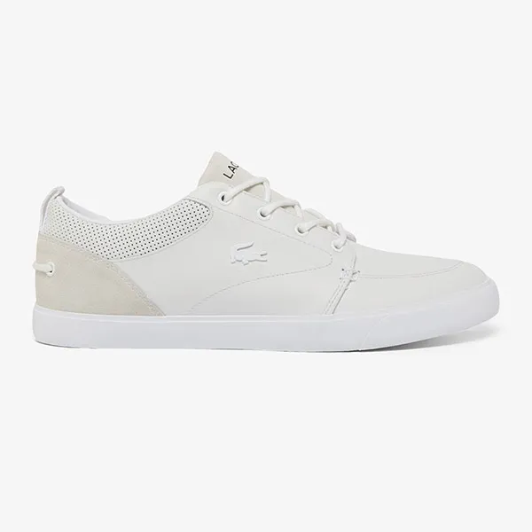 Giày Thể Thao Nam Lacoste Men's Bayliss Leather Sneakers 49CMA0044 21G Màu Trắng Size 8.5