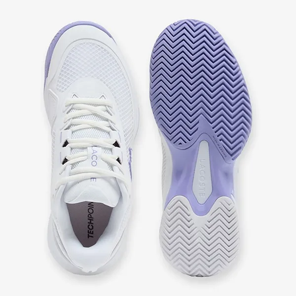 Giày Thể Thao Nike Tech Point Tennis Shoes 50SFA0202 WHT/LT PURP 1T6 Màu Trắng Tím Size 39.5