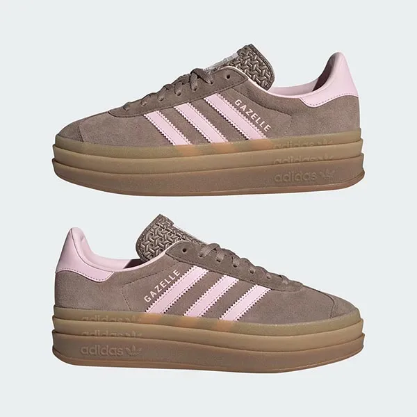 Giày Thể Thao Nữ Adidas Gazelle Bold Shoes JQ6436 Màu Nâu Size 37