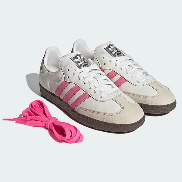 Giày Thể Thao Nữ Adidas Samba OG White Lucid Pink IG1962 Màu Trắng Hồng Size 37