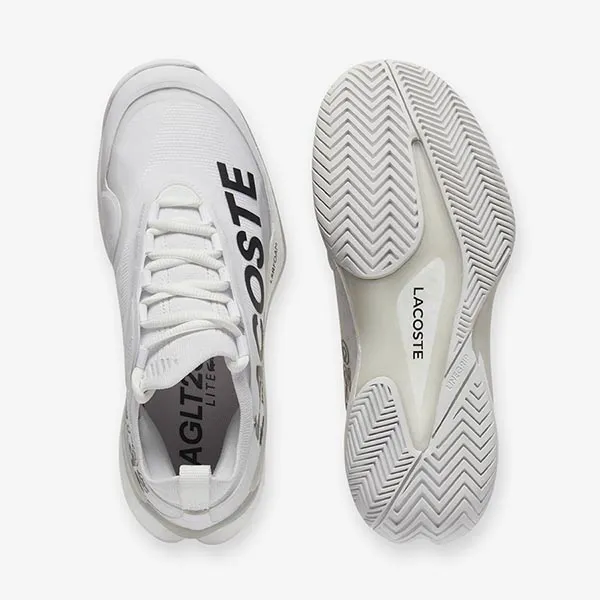 Giày Thể Thao Nữ Lacoste AG-LT25 Lite Tennis Shoes 49SFA0094 WHITE/WHITE 21G Màu Trắng Size 36