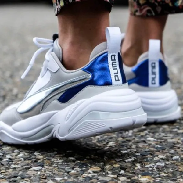 Giày Thể Thao Puma WMNS Thunder Electric Grey Violet 367998-02 Màu Trắng Xám Size 240