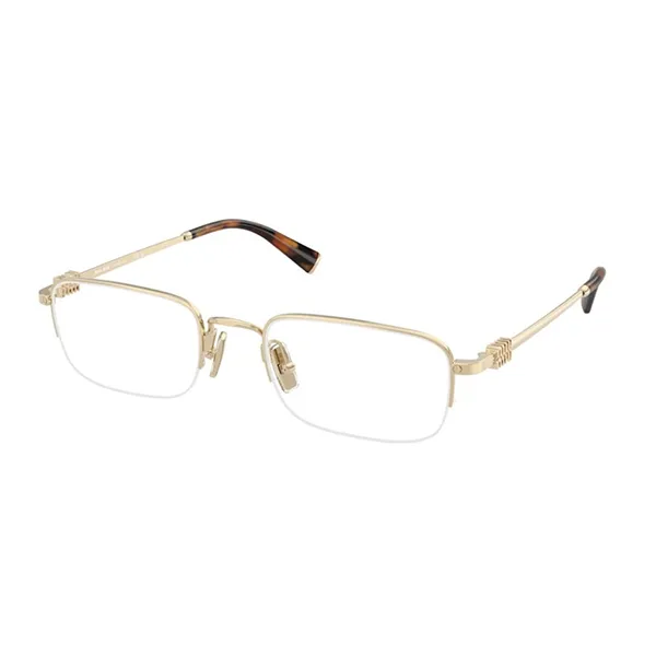 Gọng Kính Cận Nữ Miu Miu 52WV ZVN1O1 Eyeglasses Màu Vàng Nâu