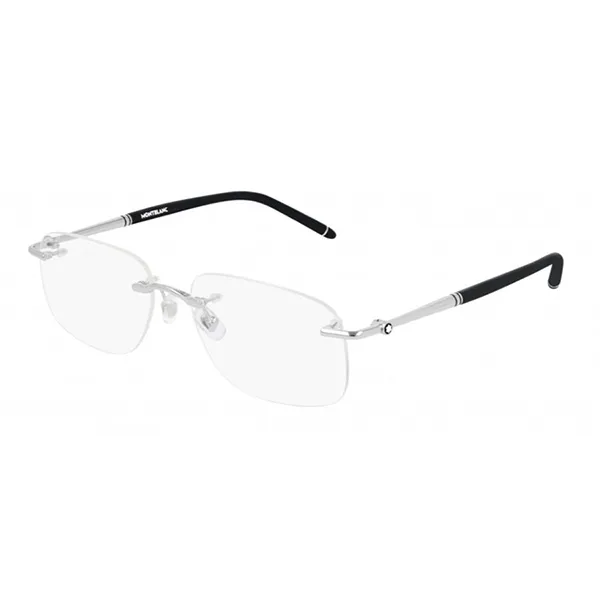 Gọng Kính Nam Montblanc MB0444O 002 Màu Bạc - Đen